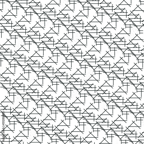 Texture in the form of straight lines that form an intricate structure.