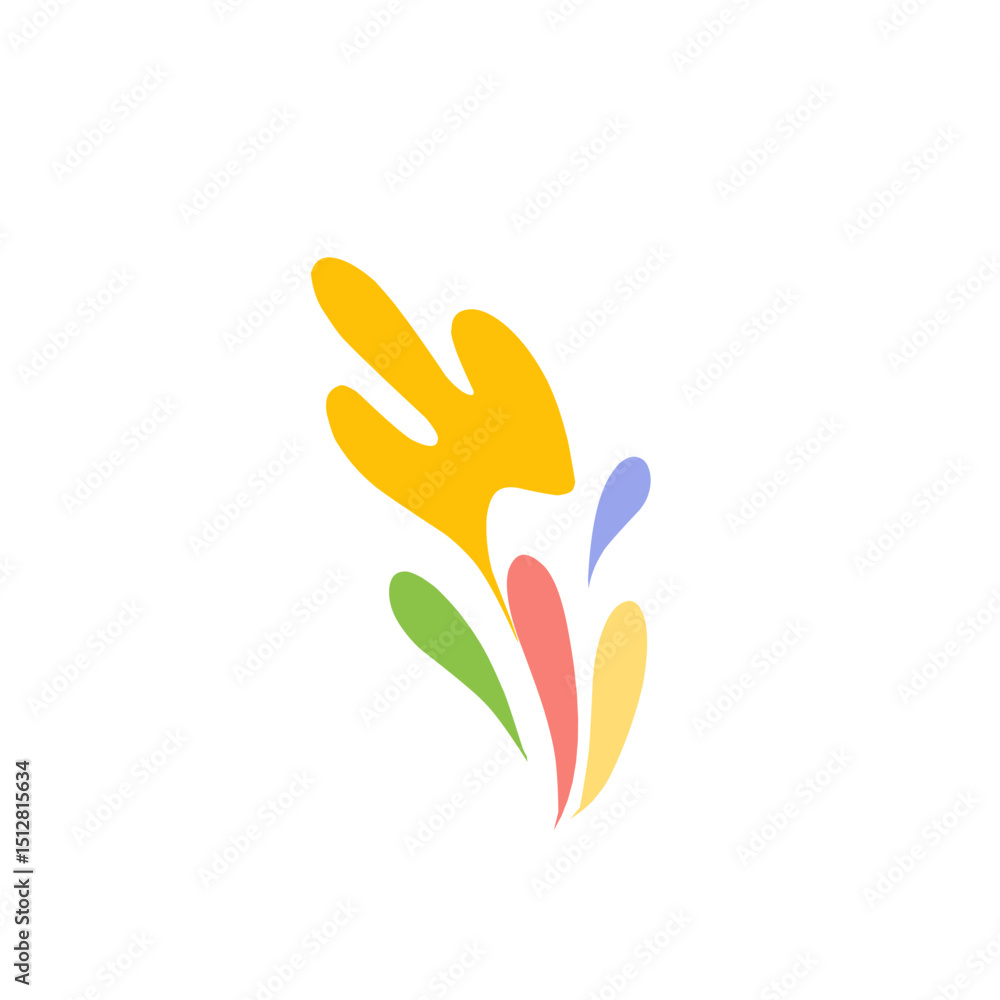 Obraz premium colorful splash elements