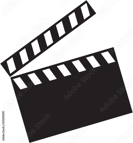 Filmmaking Clapperboard A Symbol of Movie Production