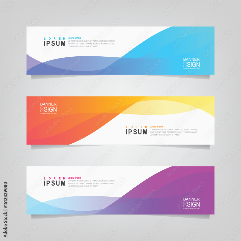 Vector abstract banner design web template. Collection of abstract banners,. Abstract geometric web design banner template isolated on grey background. Header - landing page Web Design Elements Vector abstract banner design web template. Collection of abstract banners,. Abstract geometric web design banner template isolated on grey background. Header - landing page Web Design Elements