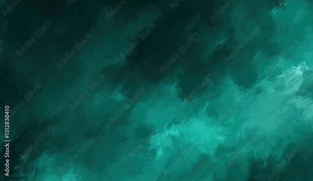 Obraz premium Teal Abstract Background Paint Texture