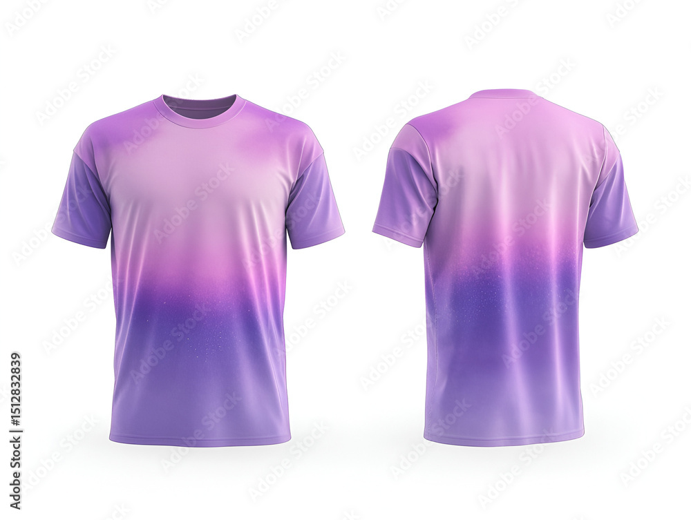 Stylish Purple Gradient T-Shirt for Fashion Enthusiasts Stylish Purple Gradient T-Shirt for Fashion Enthusiasts