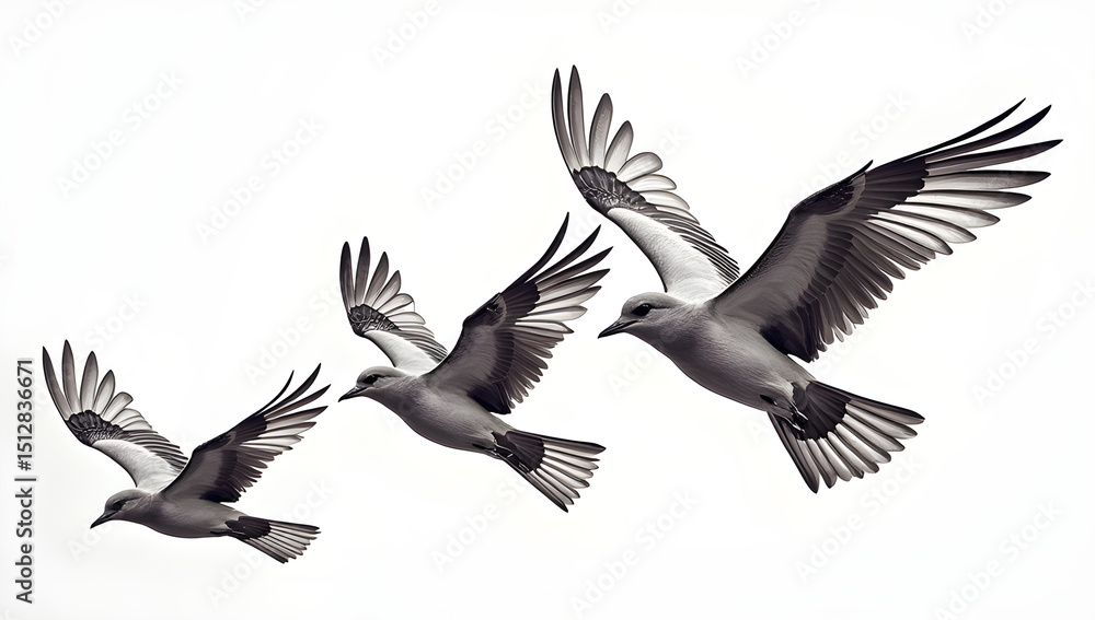 Fototapeta premium Flying Birds 