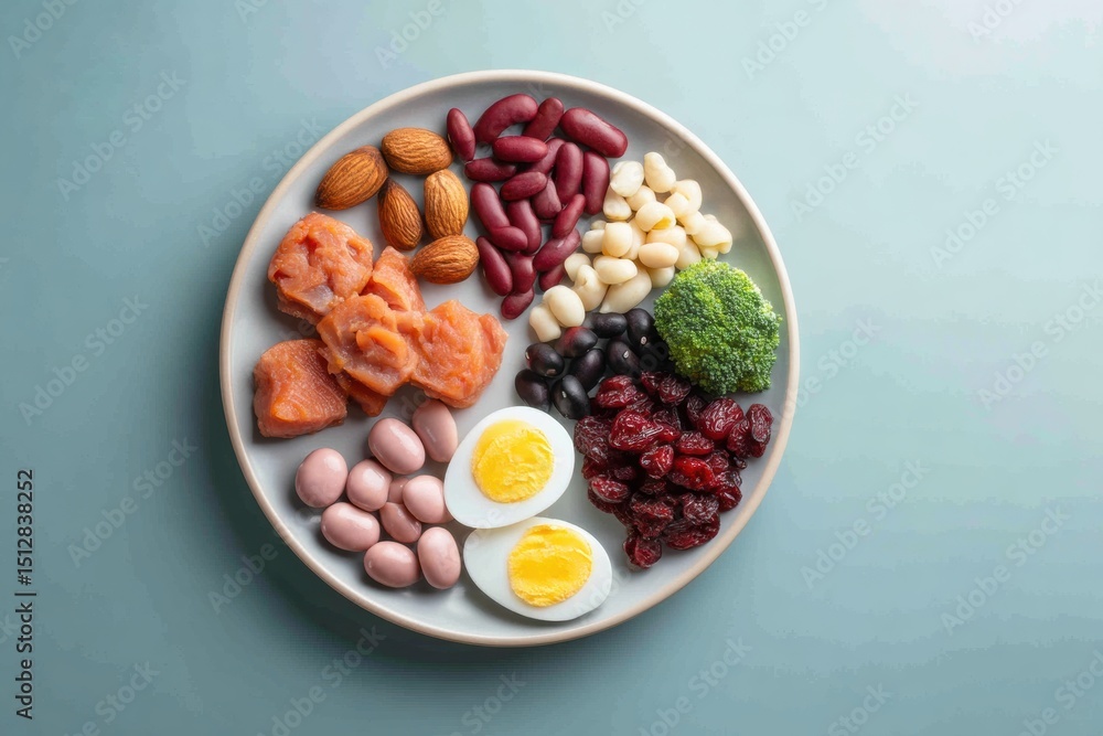 Plate Showcases Kidney-Friendly Foods Arranged Neatly for Healthy Eating Choices and Meal Planning Plate Showcases Kidney-Friendly Foods Arranged Neatly for Healthy Eating Choices and Meal Planning
