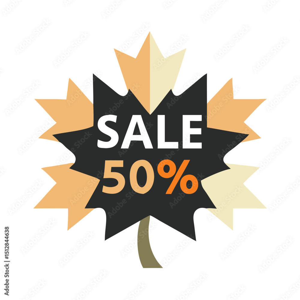 A maple leaf design with A maple leaf design with