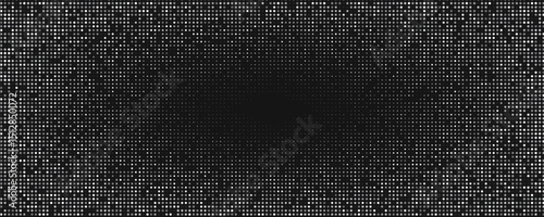 Halftone faded gradient texture. Grunge halftone grit background. White and black sand noise wallpaper. Retro pixilated vector backdrop.art