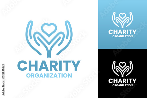 Professional Charity Organization Logo Designs in Minimalist Style