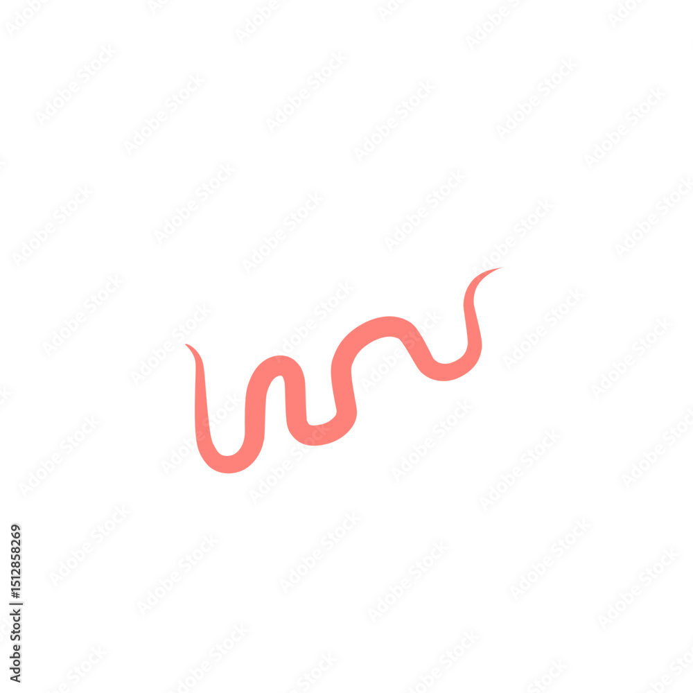 Obraz premium intestinal parasitic worms