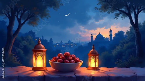 Cultures collide in Moscow's historic Red Square as an old Orthodox cathedral's golden domes and cross gleam against the night sky, a landmark of Russian islamic religion and architecture