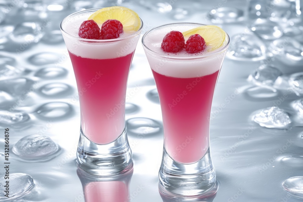 custom made wallpaper toronto digitalRefreshing Pink Raspberry Lemon Cocktails: A Chilled Delight