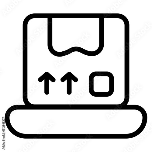 Parcel Line Icon