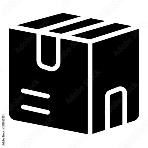 Sale parcel Solid Icon