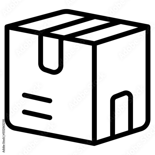 Sale parcel Line Icon