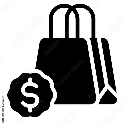 Shopping bag Solid Icon