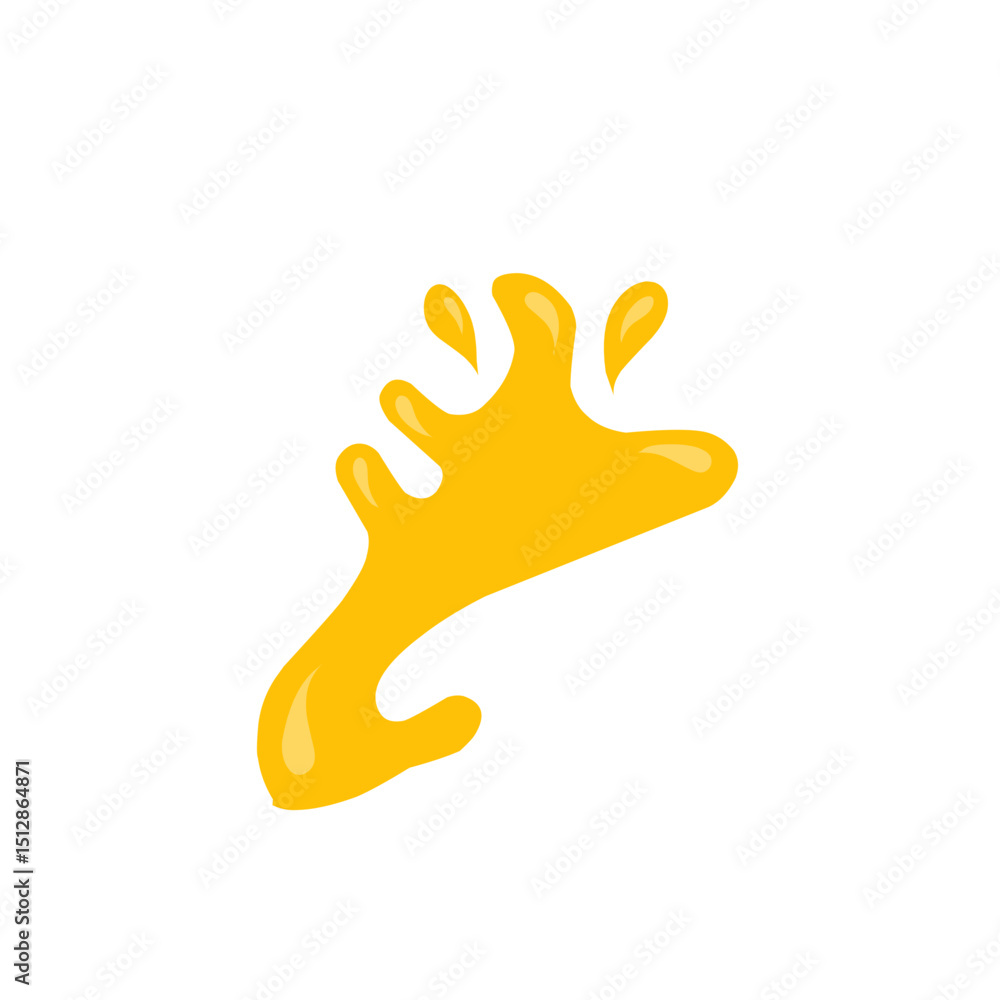 Obraz premium olive oil splash spill