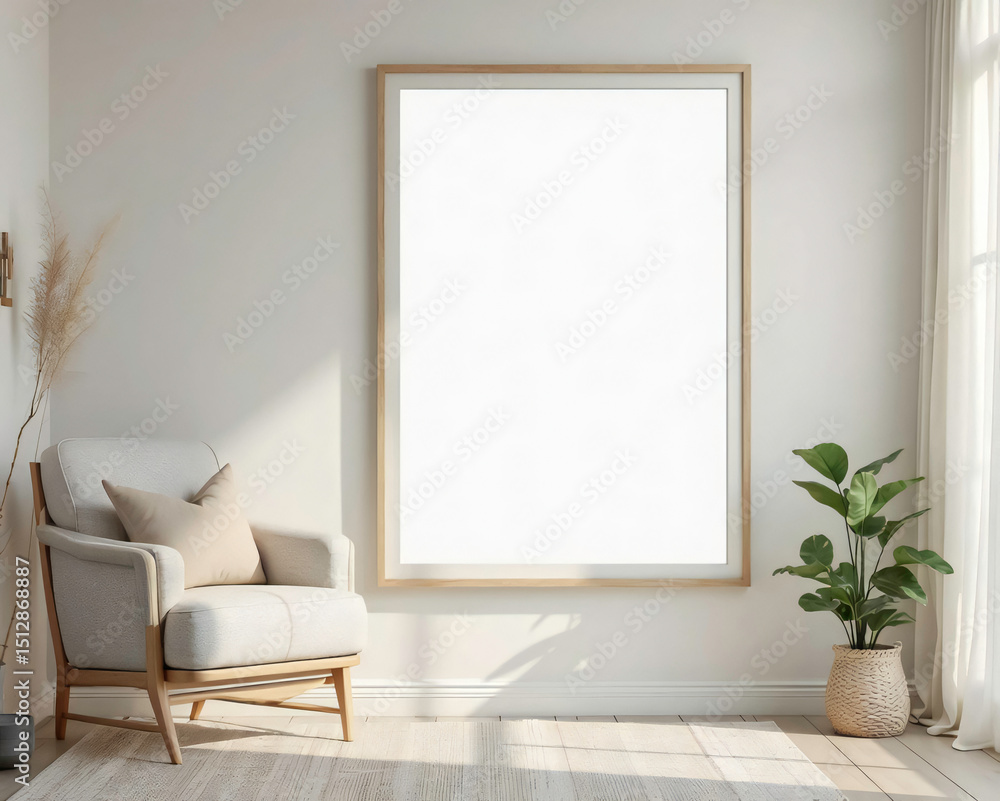 Frame Mockup Interior Scene Frame Mockup Interior Scene