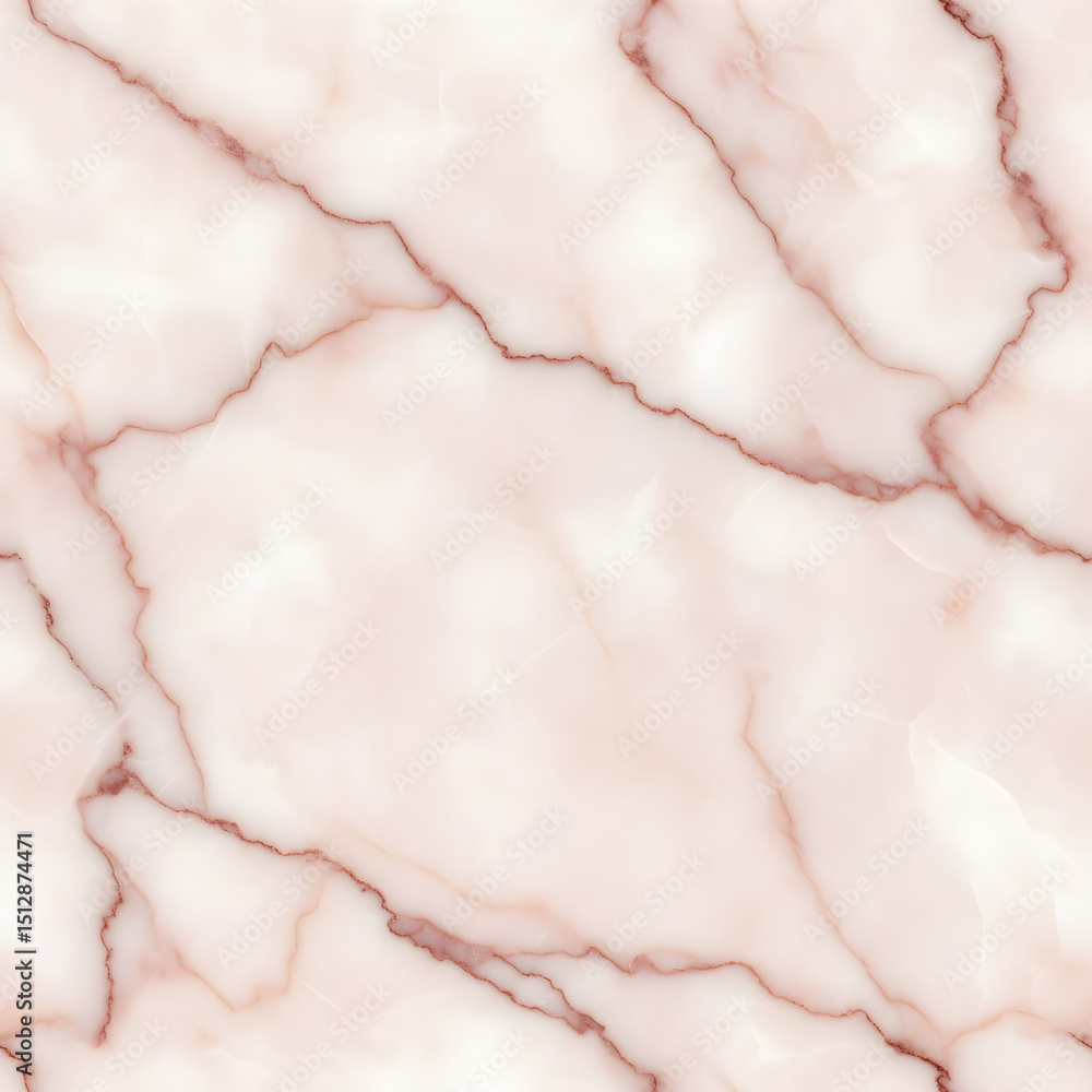 Fototapeta premium Elegant Pink Marble Texture Seamless Pattern for Design Projects