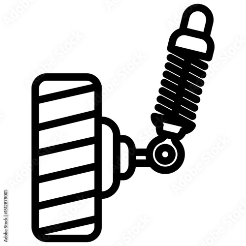 Suspension line icon