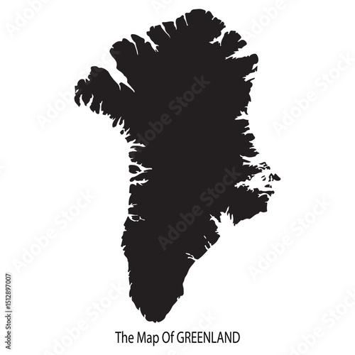 A Minimalist Map of Greenland