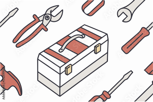 tool box vector icon