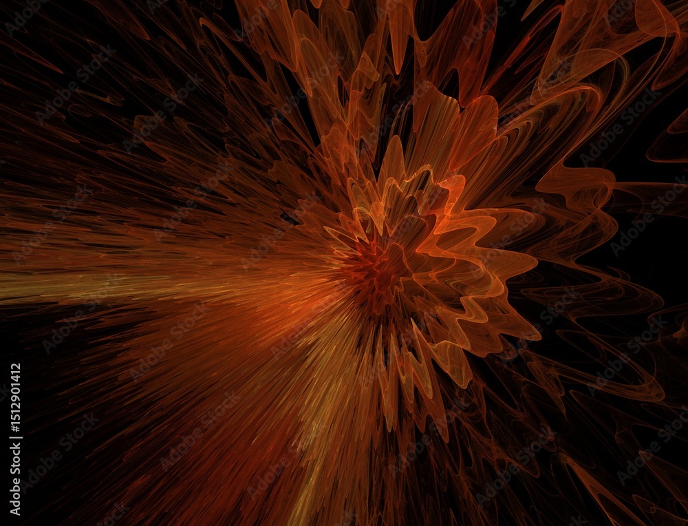 Obraz premium Imaginatory fractal abstract background Image