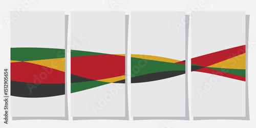 Abstract Juneteenth backgrounds set, abstract juneteenth pattern background juneteenth abstract seamless pattern