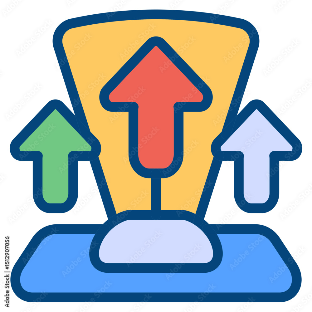 Obraz premium Development Flat Icon