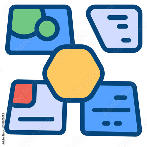 Floating Screen Flat Icon