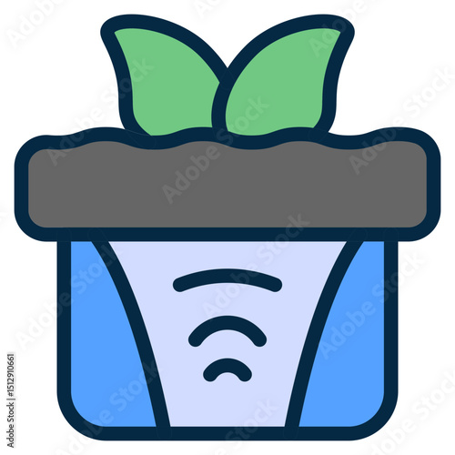 Ground Sensors Flat Icon