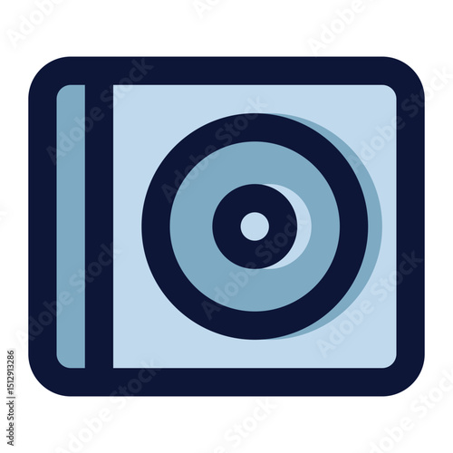 disc icon for illustration