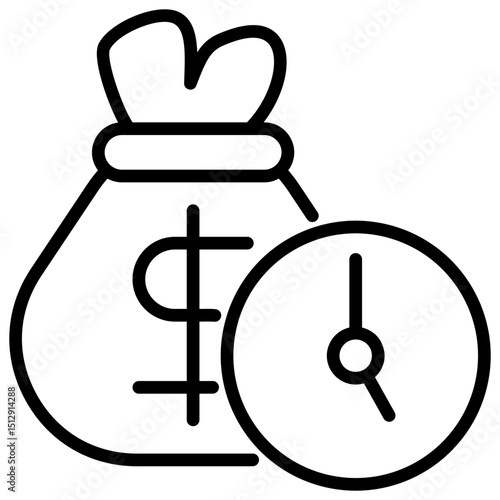 Loan Outline Icon