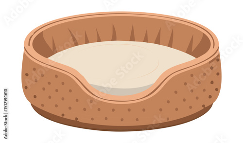 Cozy Beige Pet Bed Home Interior