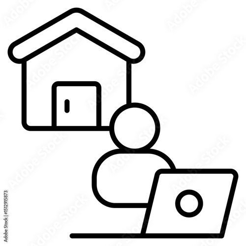 Freelance Outline Icon