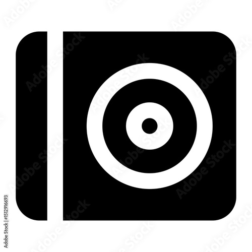 disc icon for illustration