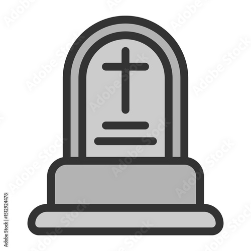 Grave of Names Flat Icon