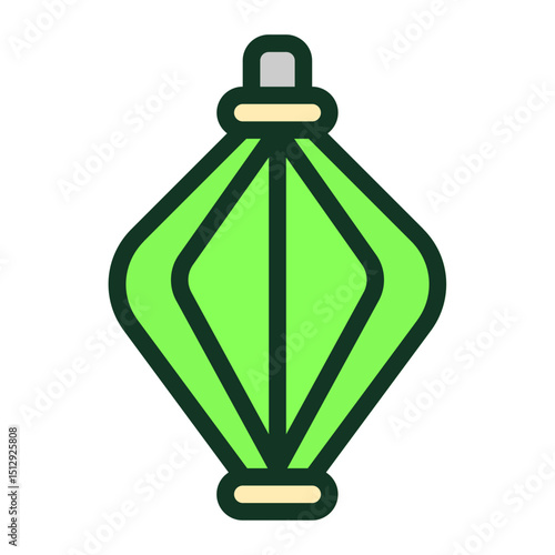 Carnival Lantern Flat Icon