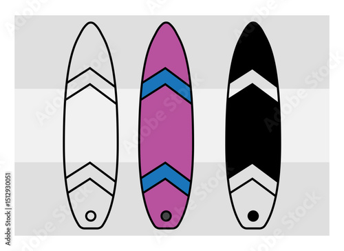 Surfboard SVG Silhouette Bundle, Surfing Silhouette, Summer Svg, Surf boards Svg, Surfing Board Svg, Surfboard Png, Surfboard Monogram Svg, Split Monogram, Circle Monogram 