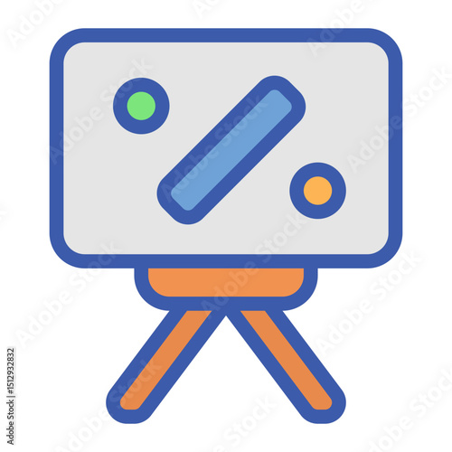 Support Vector Machine Flat Icon