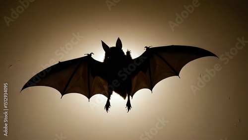 halloween background with bats