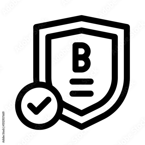 Brand Protection line icon