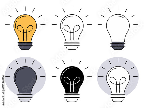 Bright ideas spark from this innovative lightbulb concept, symbolizing creativity and electric power