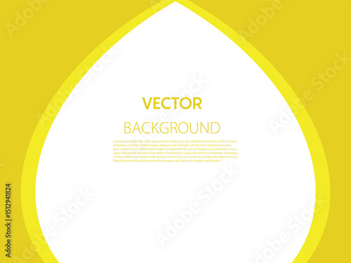White background with yellow curves used in design