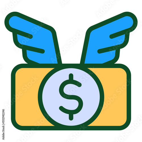 Financial freedom Flat Icon