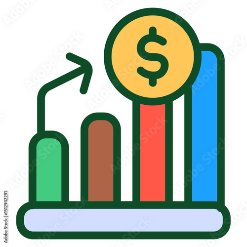 Financial freedom Flat Icon