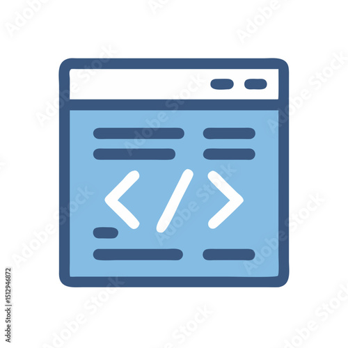 html code snippet icon design
