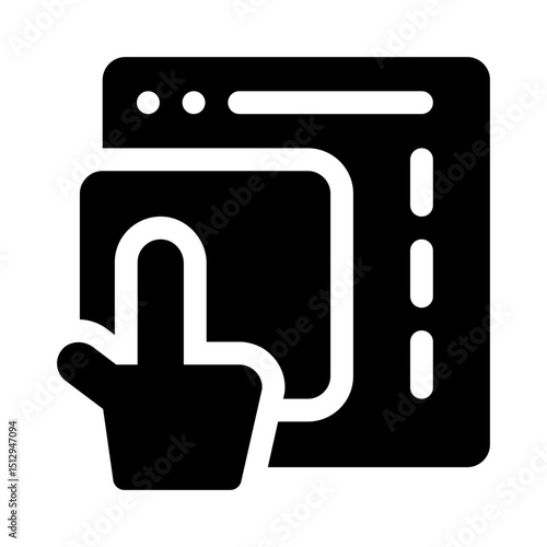 Click glyph icon