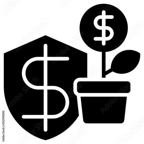 Investment Glyph Icon