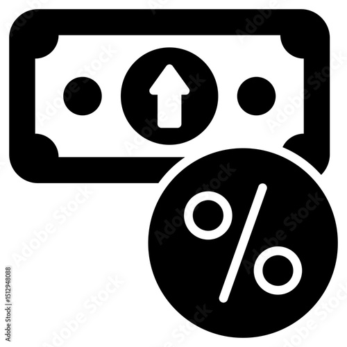 Inflation Glyph Icon