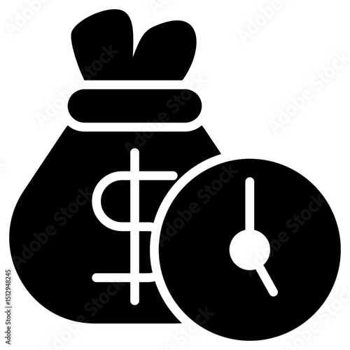 Loan Glyph Icon