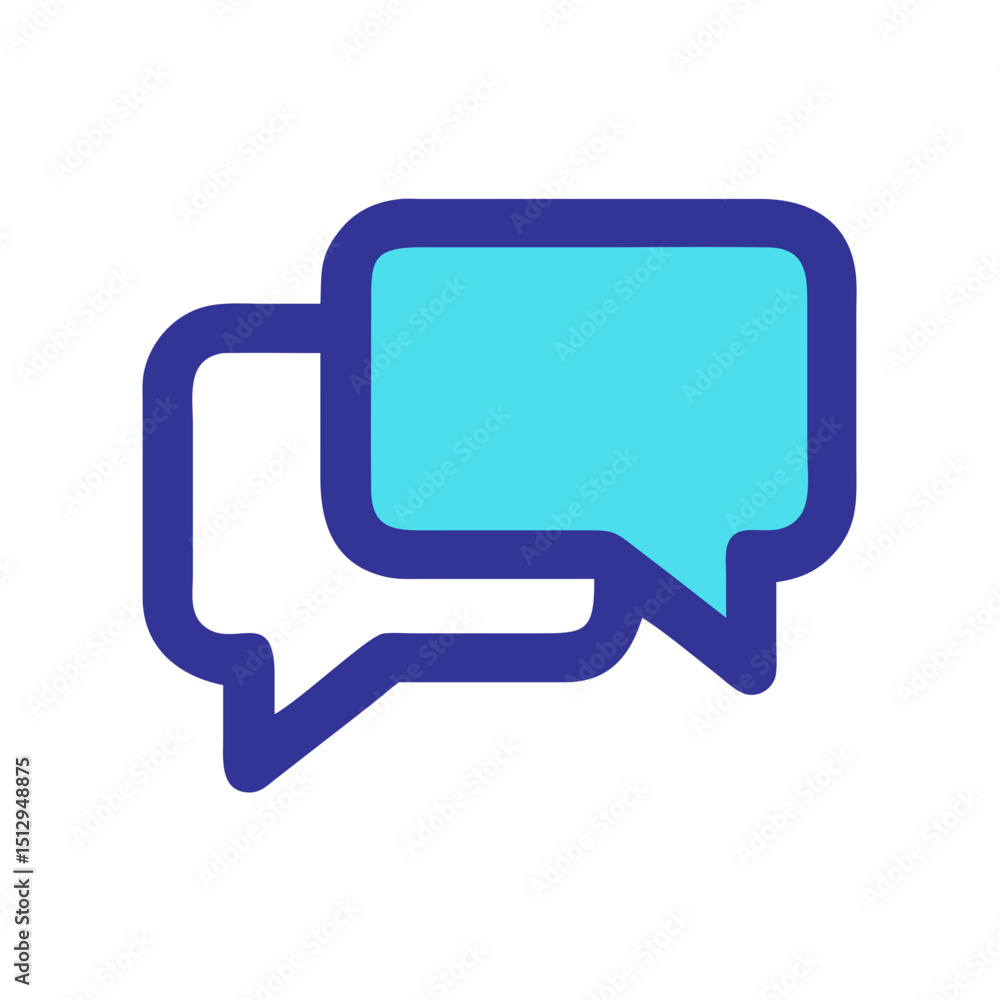 Naklejka premium instant messaging chat icon design